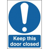 Keep This Door Closed Mandatory Signs