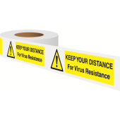 Keep Your Distance For Virus Resistance Floor Tapes