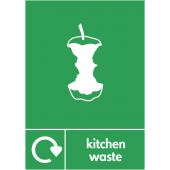 Kitchen Waste WRAP Recycling Sign