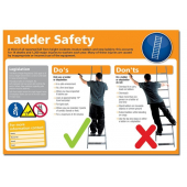 Ladder Safety Poster Ladder Safety Poster