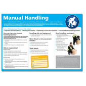 Manual Handling Poster Manual Handling Workplace Poster