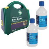 BS First Aid Kit and Eye Wash Medium Kit