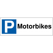 Motorbikes Parking Sign