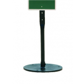 Moveable Post For Outdoor Information Signs 