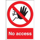 No Access Sign