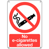 No E-Cigarettes Allowed Sign