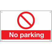 No Parking Prohibition Outdoor Aluminium Signs