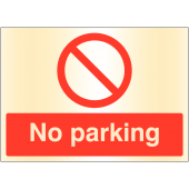 Deluxe Brass No Parking Brass Material Sign