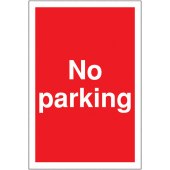 No Parking Polycarbonate Car Park Signs