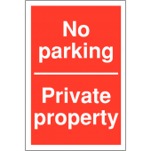 No Parking Private Property Residential Parking Signs