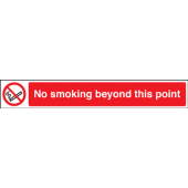 No Smoking Beyond This Point Signs
