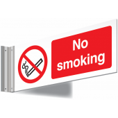 No Smoking Double Sided Corridor Sign