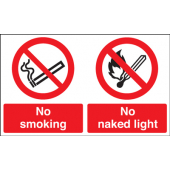 No Smoking Allowed No Naked Lights Allowed Signs