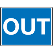 OUT Reflective Road Traffic Information Signs