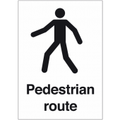 Pedestrian Route Sign