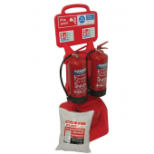 Petrol Forecourt Fire Trolley With Accessories