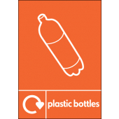 Plastic Bottles WRAP Recycling Sign