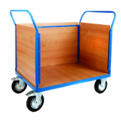 Platform Trolley with 3 Plywood Sides