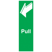Pull To Open Symbol Sign