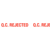 Q. C. Rejected Pre Printed Goods Packaging Tape