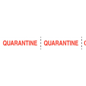 Quarantine Quality Control Printed Label Tape