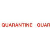 Quarantine Pre Printed Goods Packaging Tape
