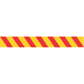 Red And Yellow Plastic Barrier Tapes