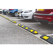 Reflective Recycled Rubber Traffic Parking Kerb