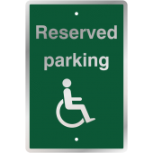 Reserved Disabled Parking Steel Traffic Signs