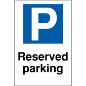 Reserved Parking Bay Car Park Reserved Parking Signs