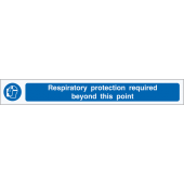 Respiratory Protection Required Floor Marking Strips