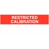 Restricted Calibration Vinyl Cloth Write-On Labels
