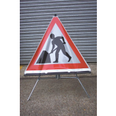Roll Up Men At Work Class 1 Reflective Traffic Sign