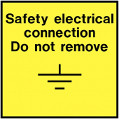 Safety Electrical Connection Do Not Remove Electrical Labels