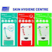 Skin Hygiene Centre With Three Deb Dispensers