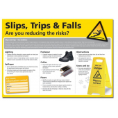 Slips, Trips & Falls Are You Reducing The Risks? Poster