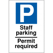 Staff Parking Signs And Permit Required Staff Parking Signs