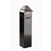 Corrosion Resistant Stainless Steel Sentinel Cigarette Bins