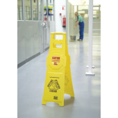 Tall Wet Floor Janitorial Double Sided Floor Stands