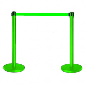 Tensabarrier® Green Post With Green Webbing