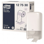 Tork® Midsize Toilet Tissue & FREE White Dispenser