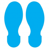 Toughstripe™ Footprints Floor Marking Tape Colour Blue