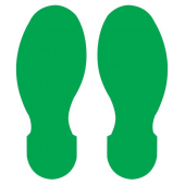 Toughstripe™ Footprints Floor Marking Tape Colour Green