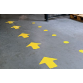 Toughstripe™ Floor Marking Arrow Symbol Tape Colour Yellow