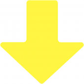 Toughstripe™ Floor Marking Arrow Symbol Tape Colour Yellow