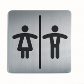 Male And Female Unisex Stainless Steel Door Signs