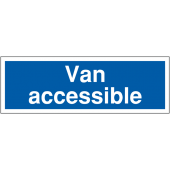 Van Accessible Information Signs