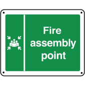 Vandal Resistant Fire Assembly Point Sign