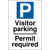 Visitor Parking Sign Visitor Parking Permit Required Signs