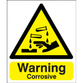 Warning Corrosive Sign